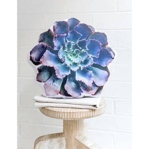 🆕 Neon Breakers Lettuce Succulent Linen Pillow